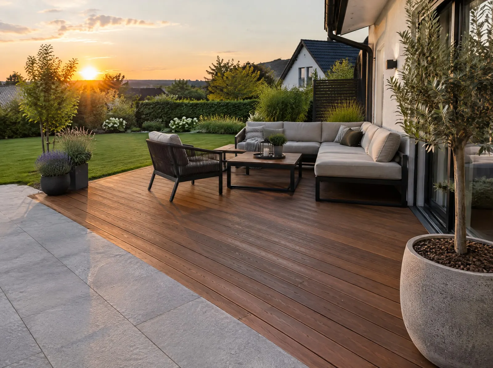 Terrassenbau in Kornwestheim – SCHALA Gartenbau